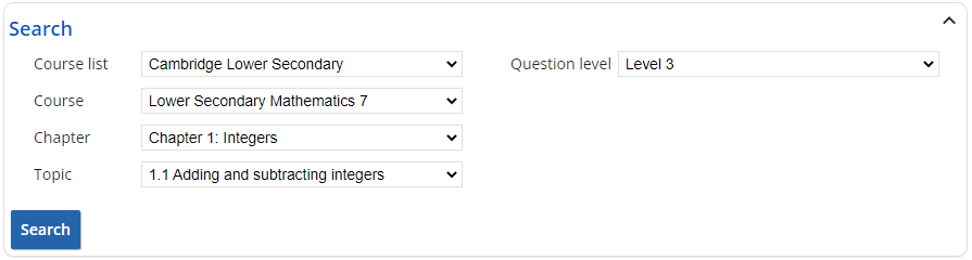 Screenshot showing adding an additional question