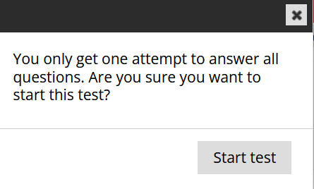 screenshot of test 1 attempt