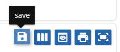 Screenshot showing save icon