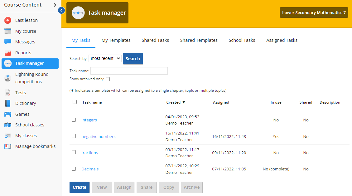 screenshot of task manager