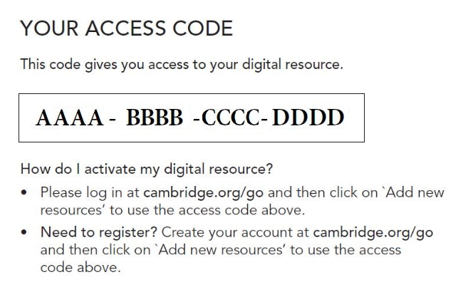 example image of code from book