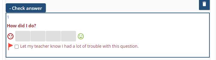 screenshot of self assessment without anything ticked