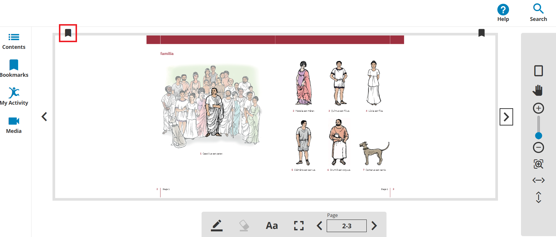 Screenshot highlighting bookmark button in Latin book.png