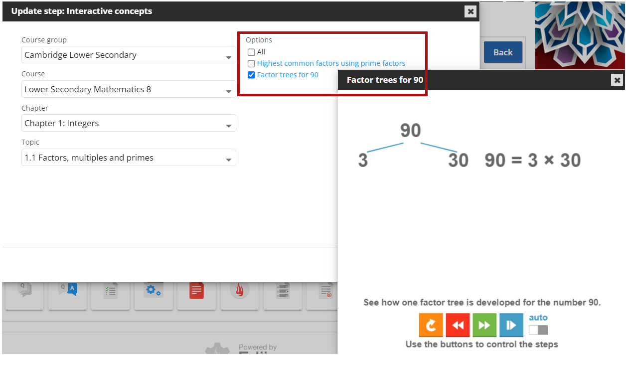 screenshot of task preview
