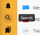 screenshot of search button